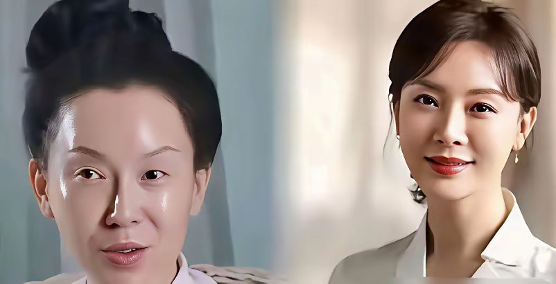 卸了妆也跟普通人没什么两样啊​​​