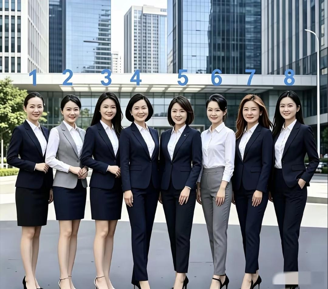 八个美女中有一个当过兵，你看的出来吗