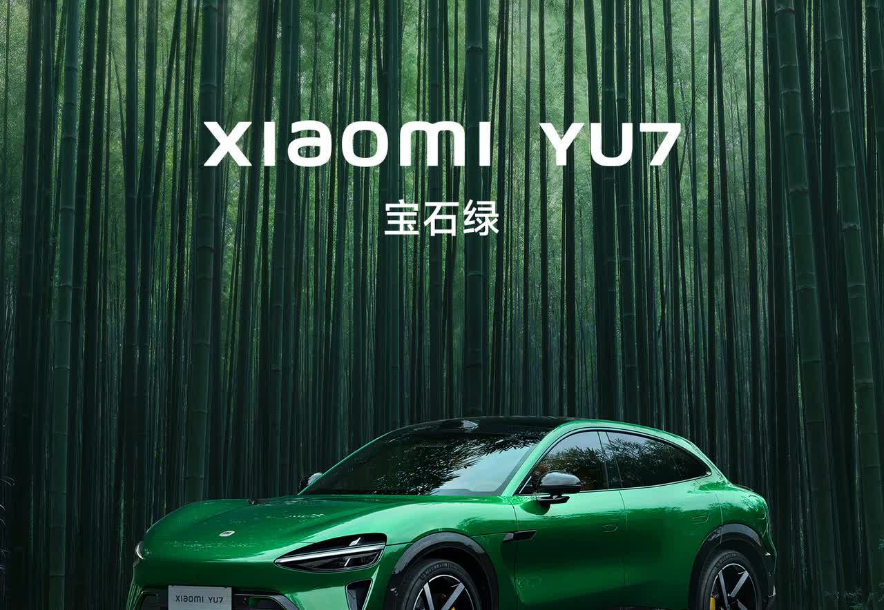 小米YU7绿色车漆惊艳亮相，法拉利揭秘自家绿色车漆由来！