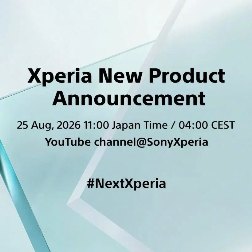 【索尼Xperia新机来了】近日，索尼Xperia官方宣布将于北京时间8月25日10:00举行Xpe