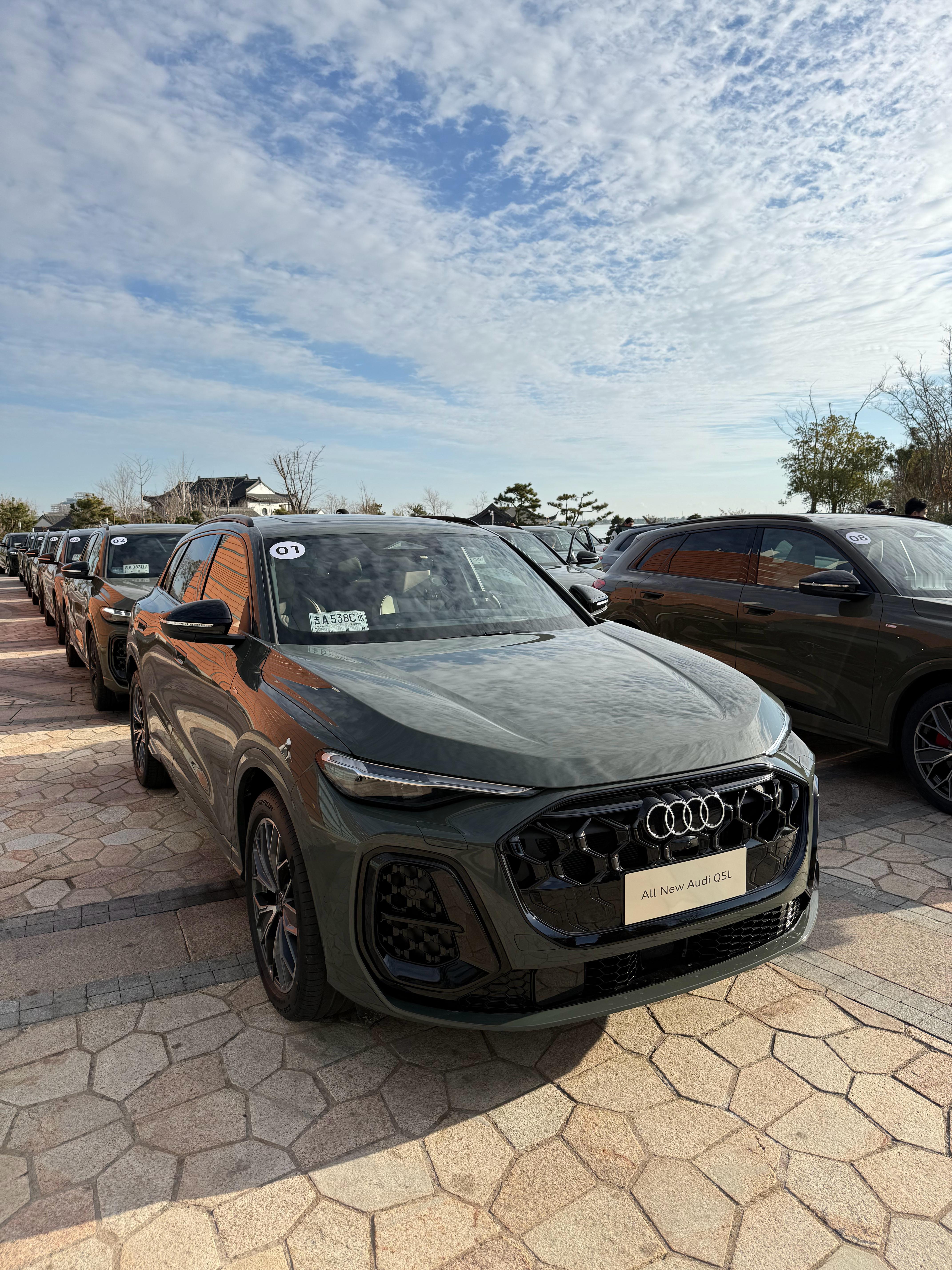早起试车一晃一汽奥迪Q5L都来到了第三代车型上海·上海滴水湖洲际酒店