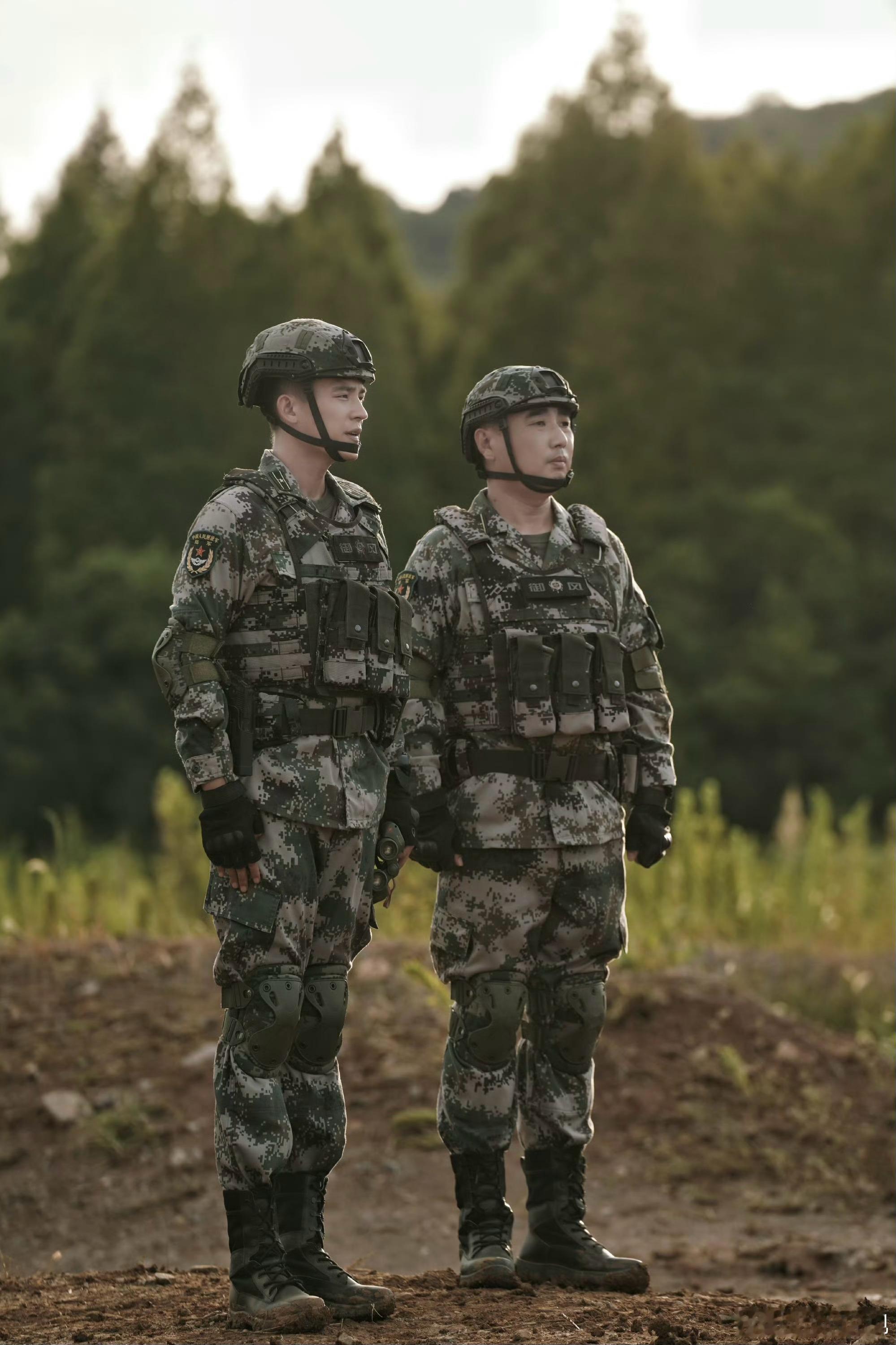 军旅剧《兵自风中来》中最喜欢的搭档组合是欧豪饰演的郭子剑和周德华饰演的桑海田，一