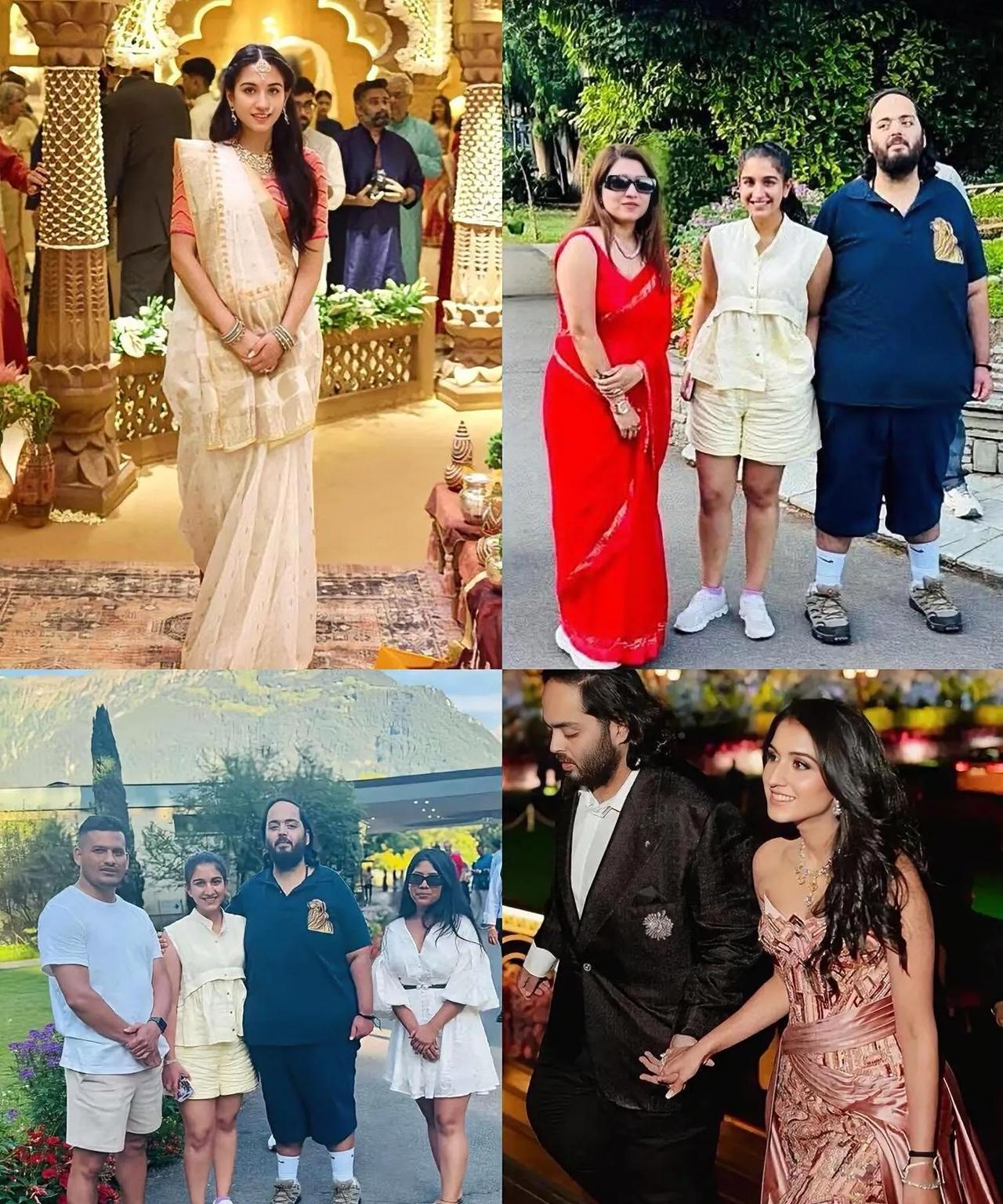 印度首富小儿子夫妇在瑞士度假，越来越有福气相了！老实说，丑点就丑点吧，那可是巨