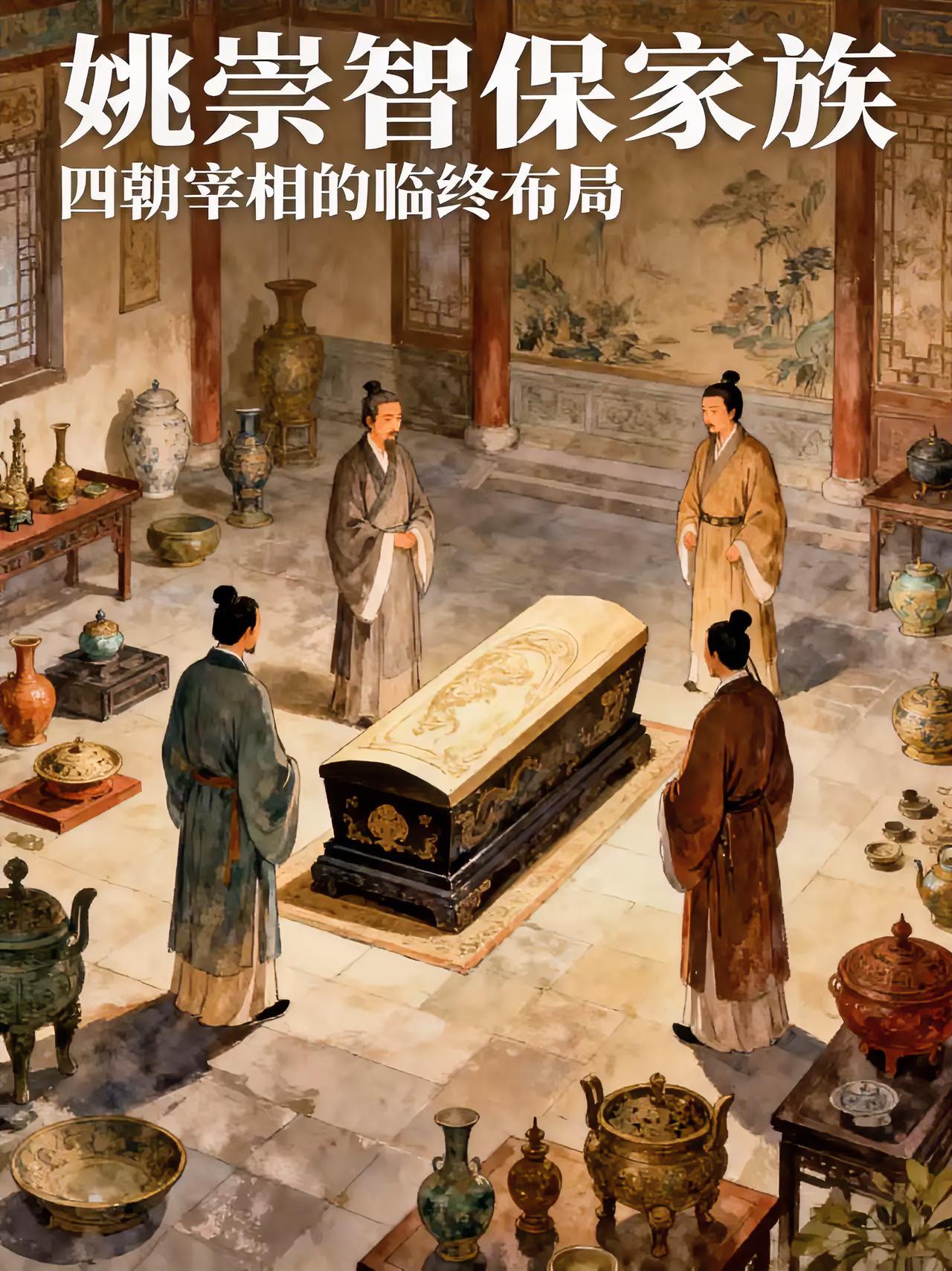 唐朝有个宰相，叫姚崇。他快死的时候，把几个儿子叫到床前。一句话，就让全家人后背发