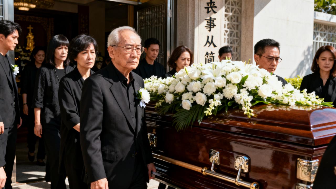 半壁娱乐圈送“欢喜哥”！许绍雄追悼会花圈排成长龙，76岁落幕藏两大泪点香港