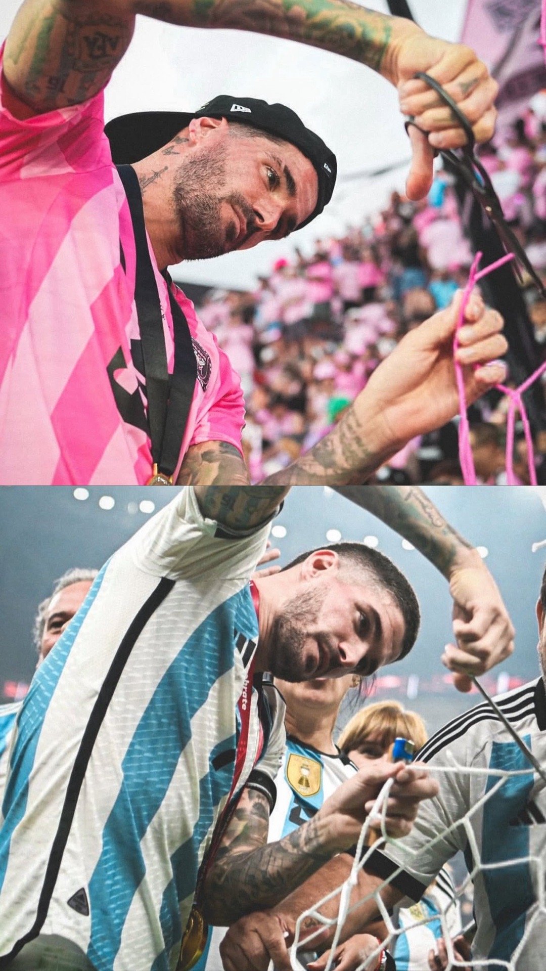 再来一次✂️🥅德保罗终于拿到俱乐部冠军，在迈阿密国际3比1温哥华白浪的决赛中