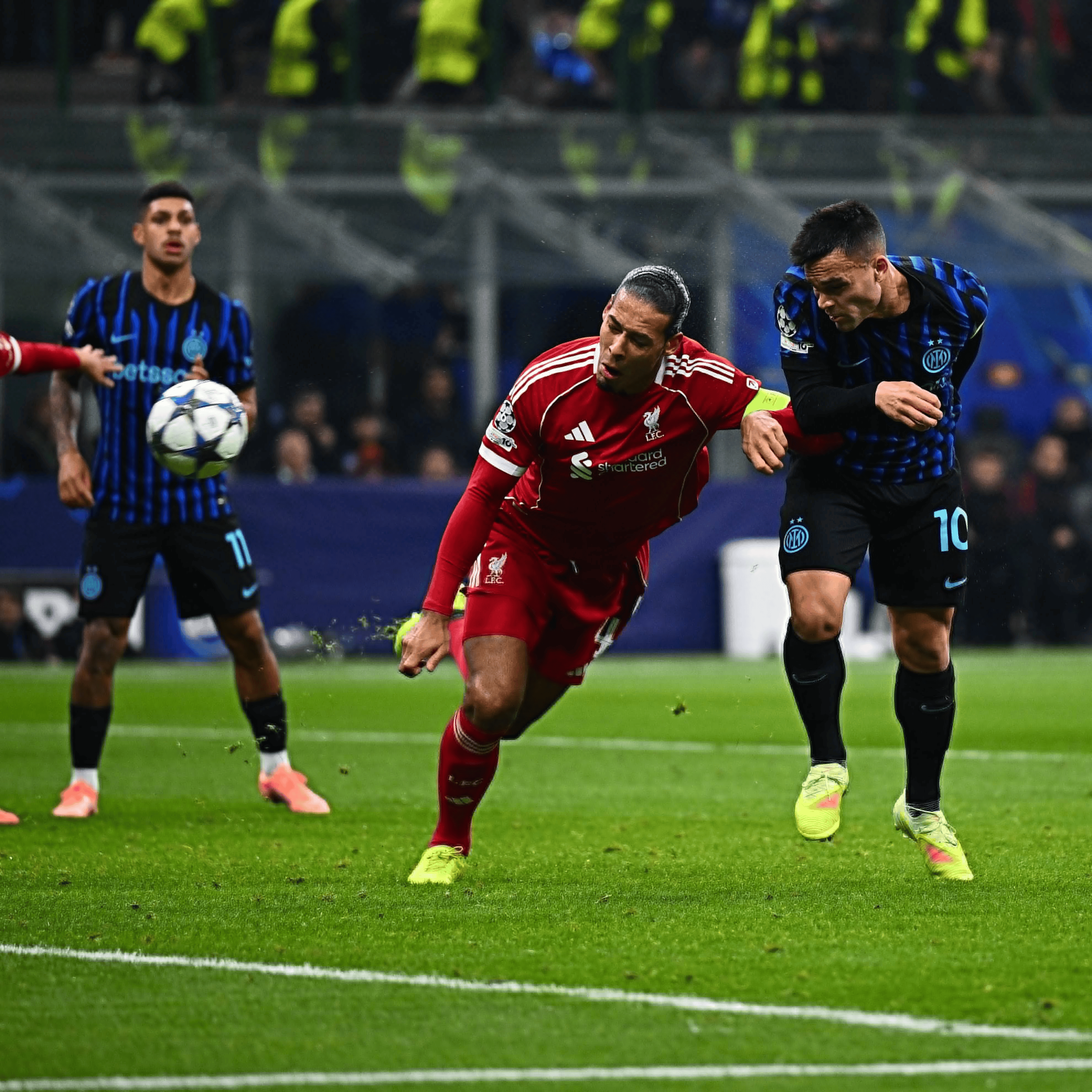 国米0-1利物浦全场数据: 射门9-12, 射正2-5, 良机1-2