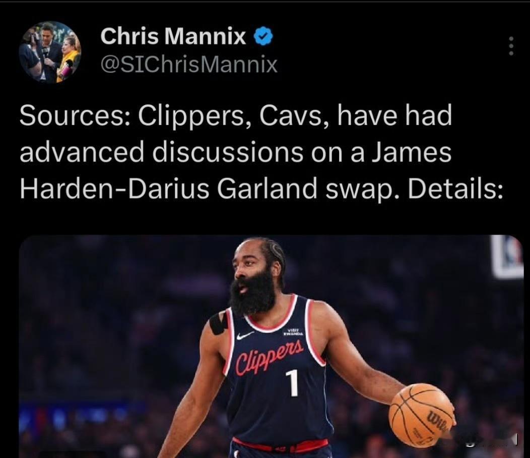 快船和骑士已经就哈登交换加兰的交易进行了深入讨论。双方管理层沟通已进入实质性阶