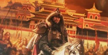 成吉思汗死后被放在一根香楠木中，埋入墓穴。上万匹战马在此处来回奔腾，土地被踏得坚