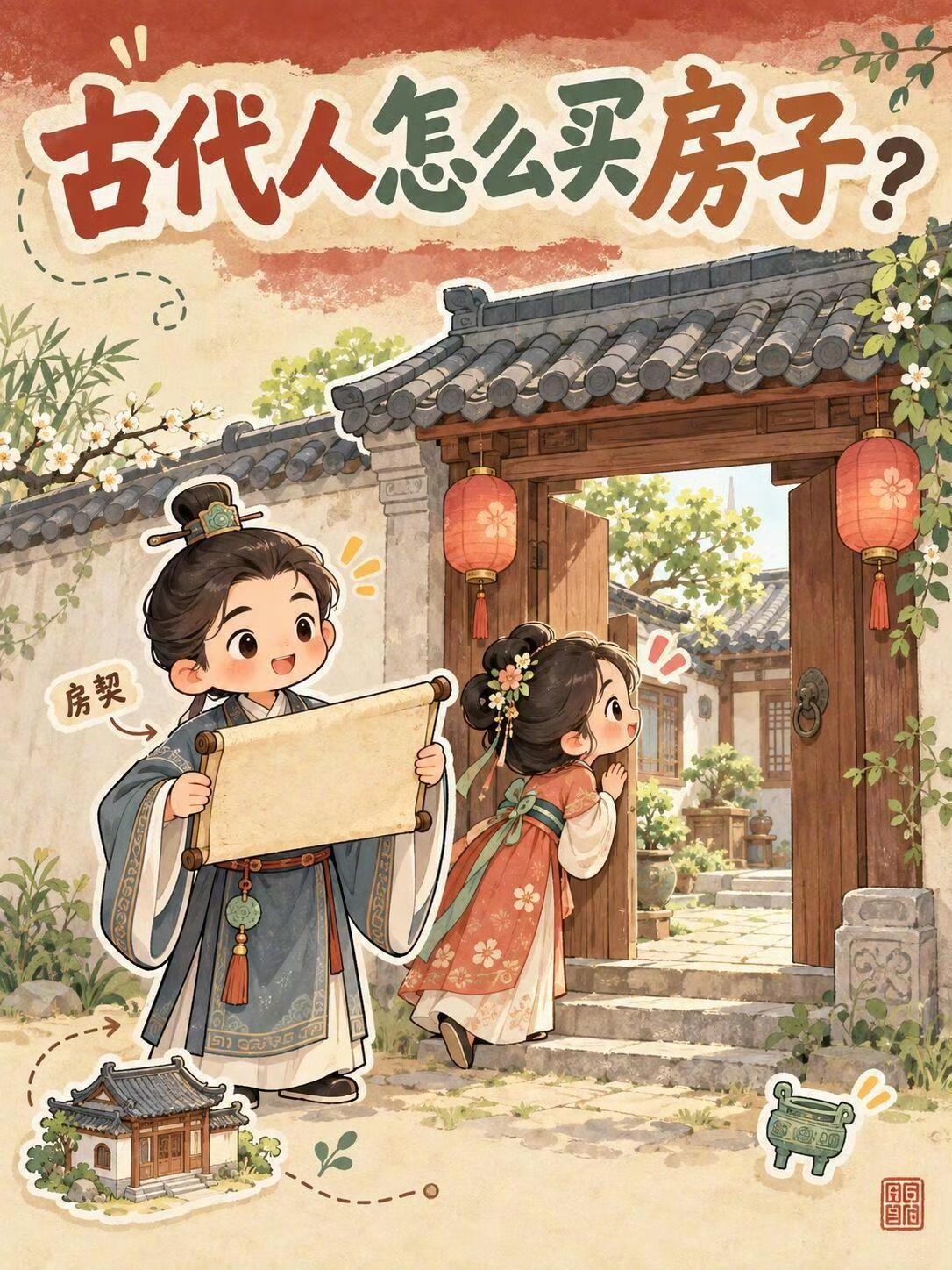 古代买房有多麻烦？不是有钱就能买！你以为古人买房，一手交钱一手交房就完事？