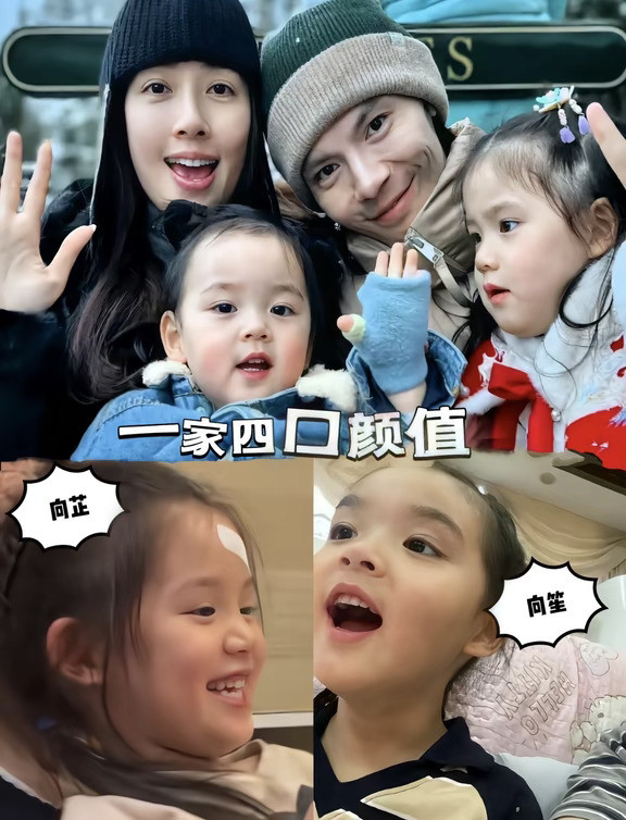 郭碧婷这两孩子都可着优点长底子好