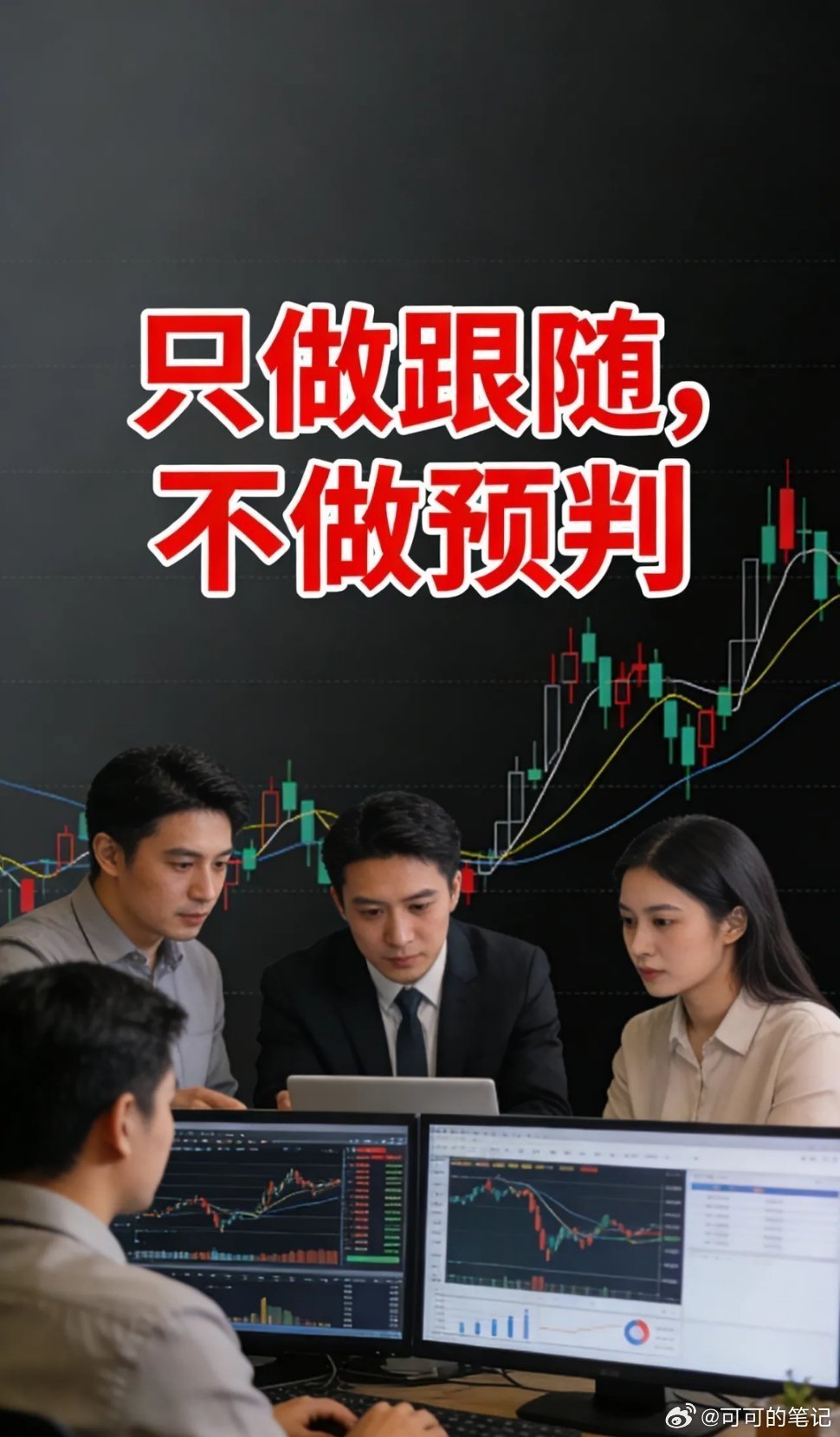 做短线不会选股，趁早别做！散户唯一活路:只跟随，不预判！做超短线，记住一句最扎心