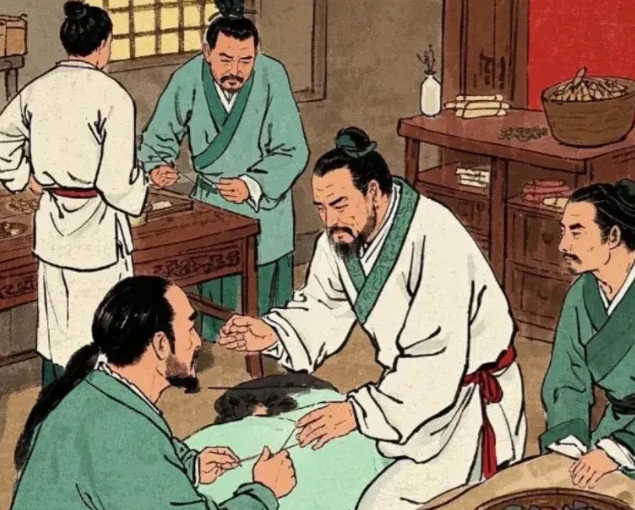 东汉末年，一位公子得了风湿病，连下床的力气都没有，整天瘫卧在床上。被派去取药的小