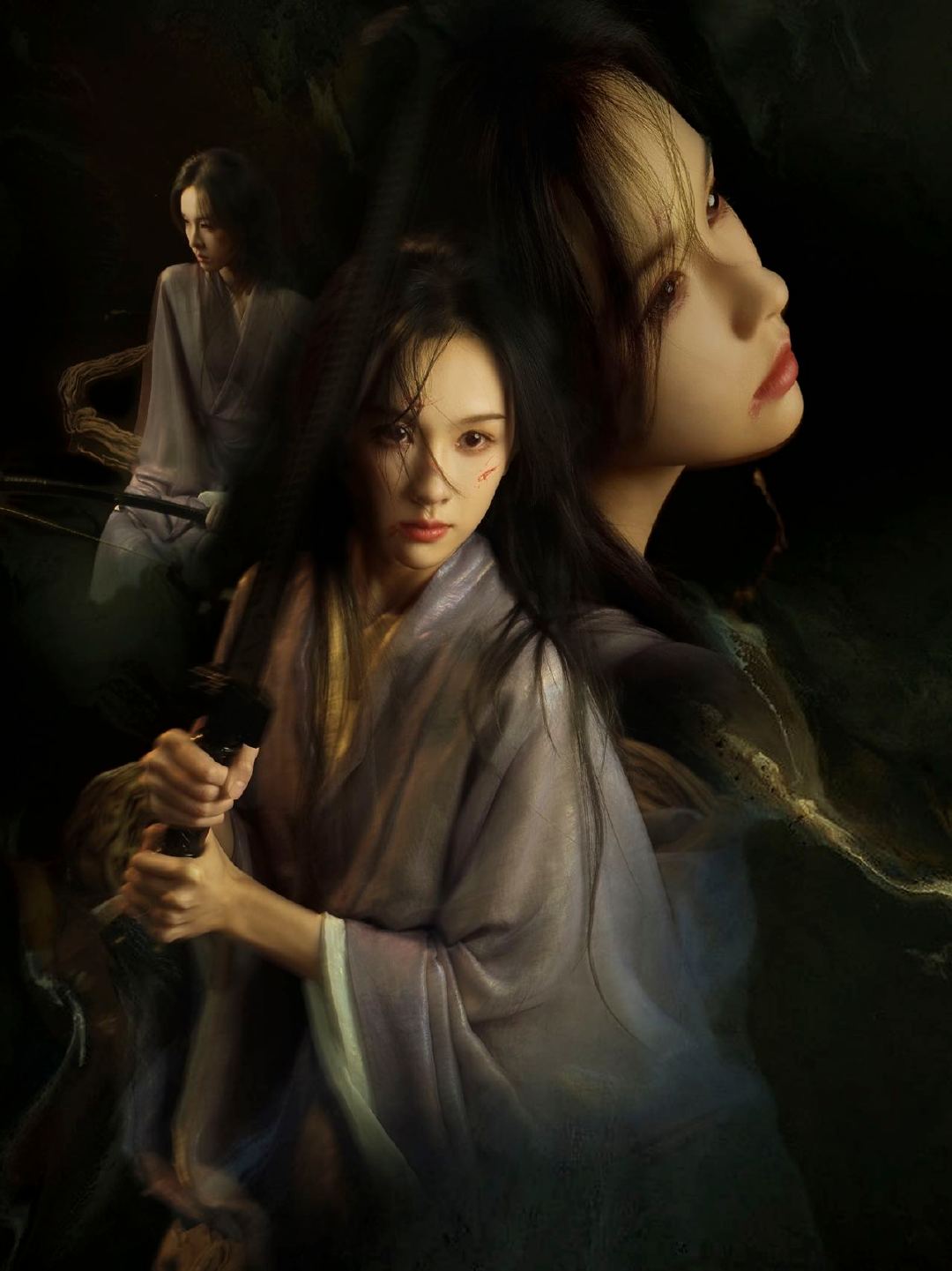 陈都灵紫衣薄纱美成啥了陈都灵紫衣写真淡雅紫衣配缥缈薄纱，气质清冷空灵，妥妥的国风