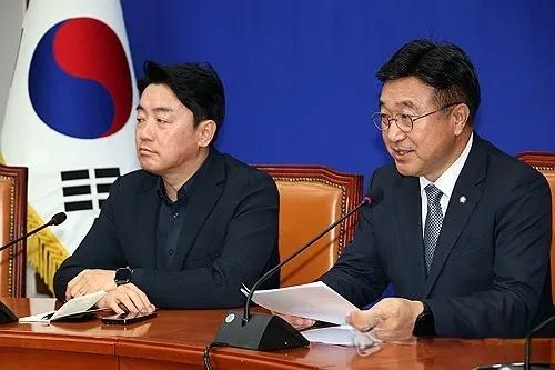 民主党通过记者向首尔高院喊话请调整拟15日开庭的李在明公职选举法重审案至6月3
