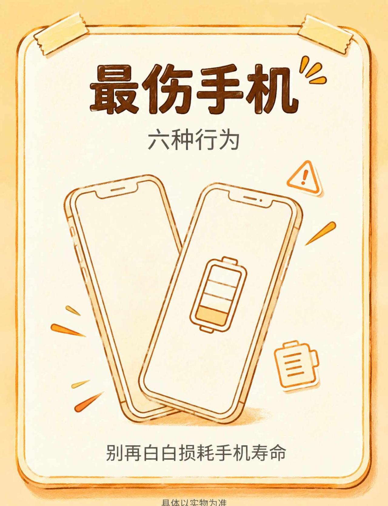 ⚠️手机越用越卡？这6个伤机行为快停下！为什么新买的手机用不了多久电池健康就暴