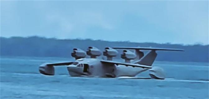 中国“渤海怪物”横空出世：300节突袭台海，美航母能拦得住？中国这款地效飞行器