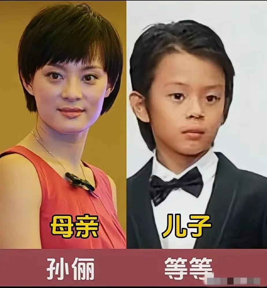儿子五官英俊，妈妈好幸福，幸福的母子—孙俪儿子五官英俊，妈妈好幸福，幸福的母子