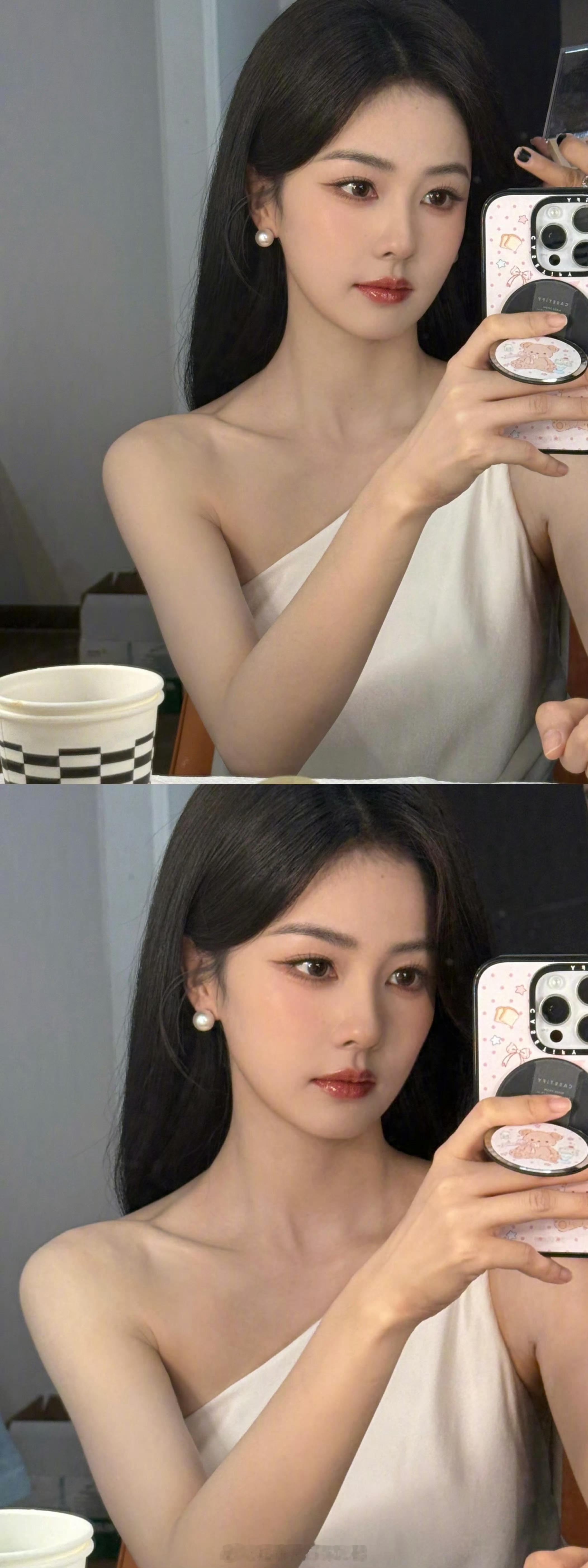 白鹿日常营业自拍来了🪞好美的宝宝​​​