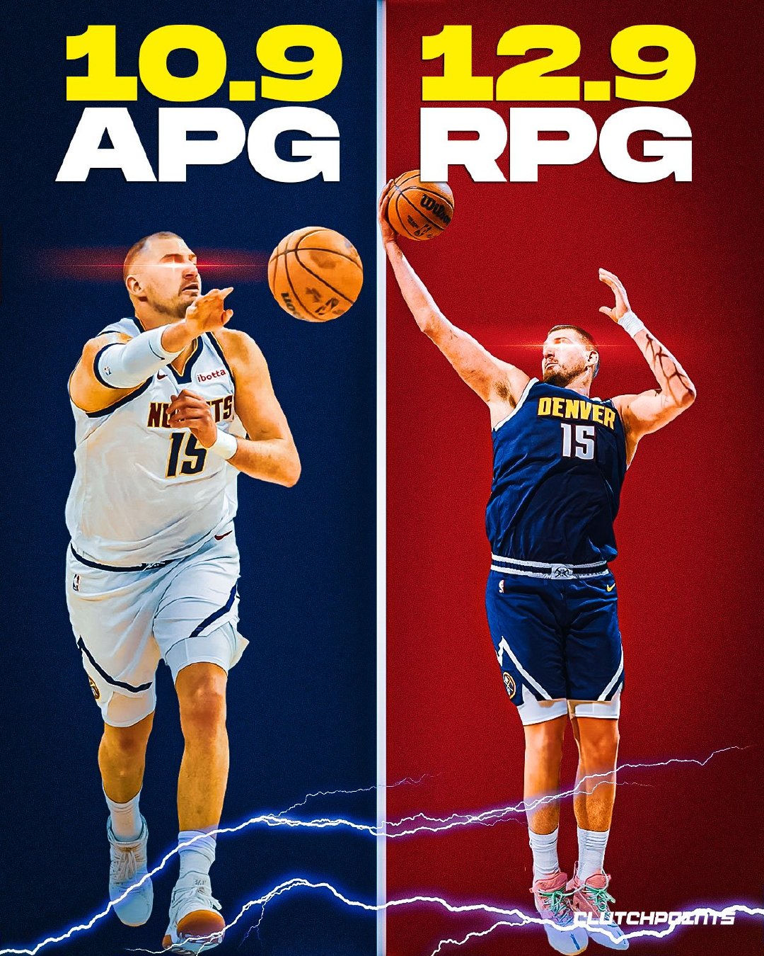 尼古拉·约基奇真的在完成一些我们前所未见的事情🔥常规赛仅剩3场，他目前同时领