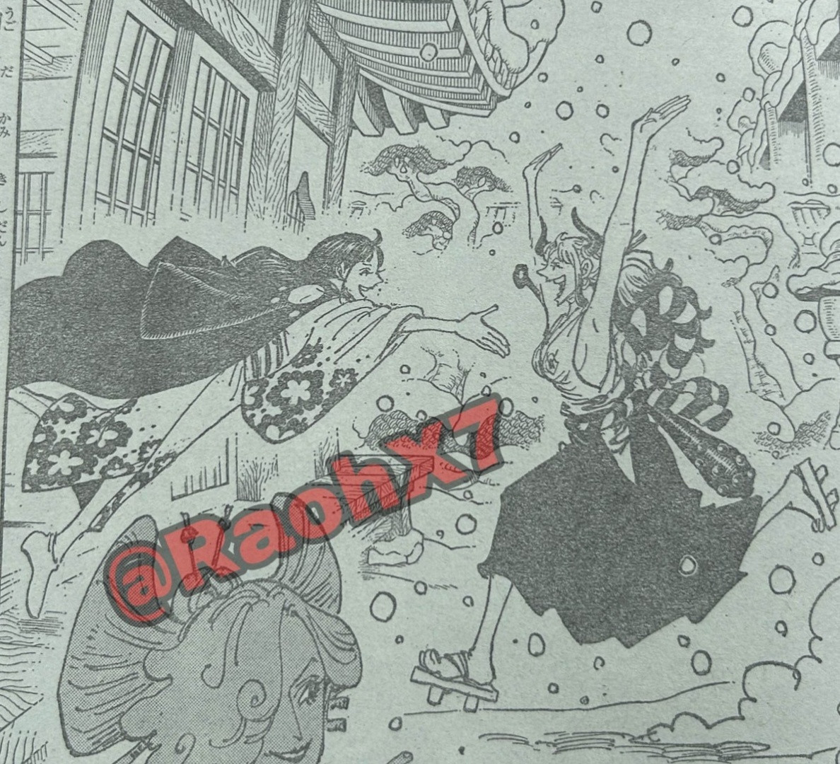 扉页故事！真男人与假女人见面了[捂脸哭][捂脸哭]海贼王海贼王漫画1153话日本动漫