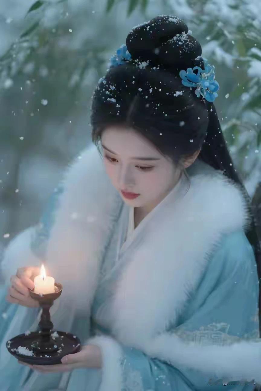 上联；梨花一枝春带雨，下联；千树万树飘雪来。