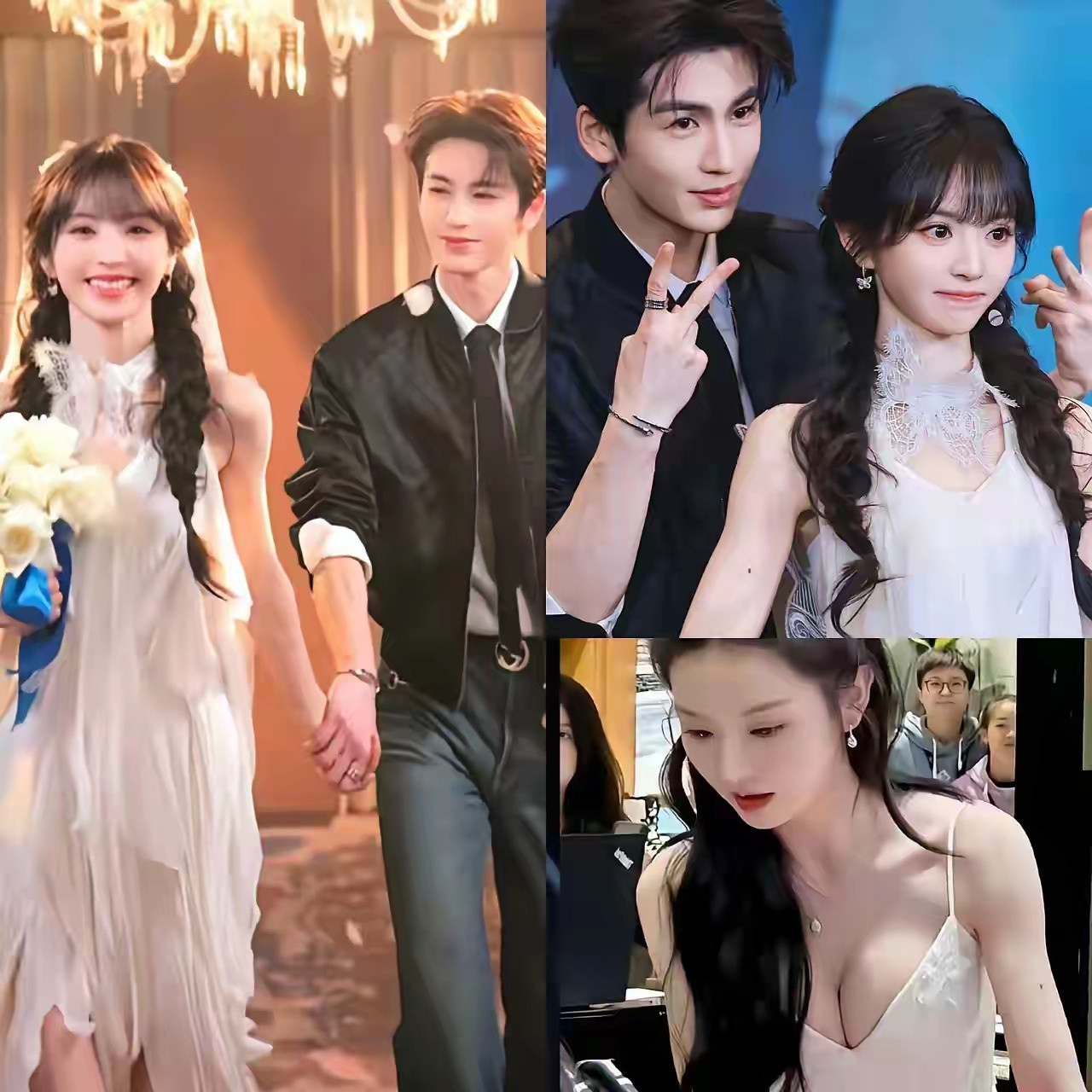 我敢说，田曦薇很大概率，就是张凌赫这一生中，遇到的最天菜的女主了。张凌赫曾经在采