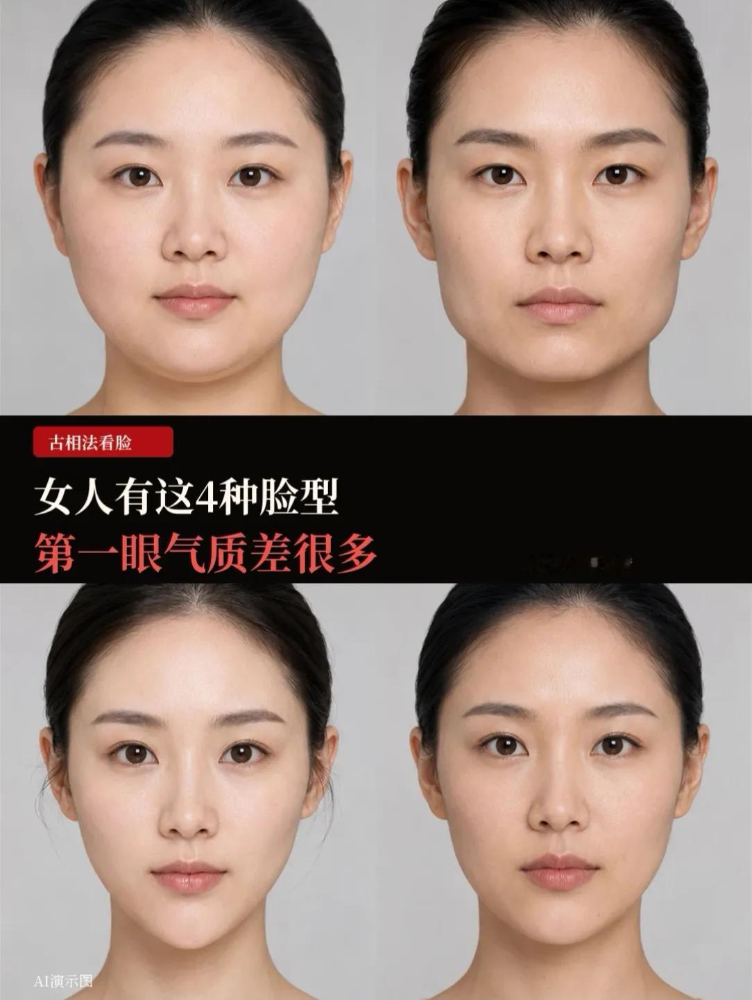 老实说，凭第一直觉，你最喜欢哪一种脸型？