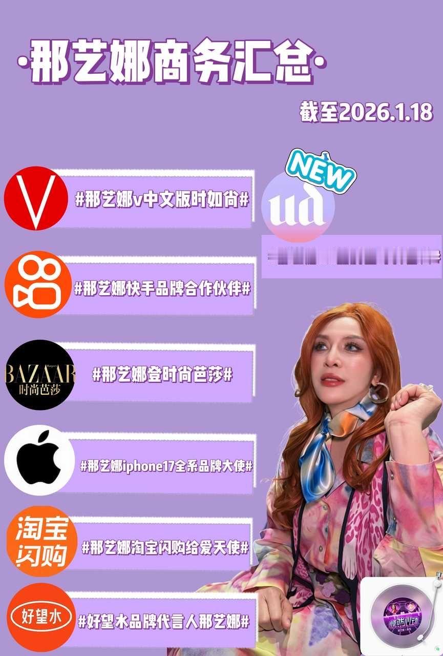 那艺娜和宁艺卓代言汇总对比🆚