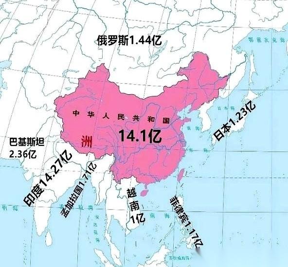 先看几个国家。美国不到3.5亿人，俄罗斯不到1.5亿，澳大利亚更是只有2600多