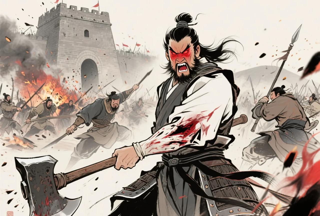 崇祯十五年，雁门关。大明悍将周遇吉正与流寇绞杀在一处。只听“咔嚓”一声令人牙酸的