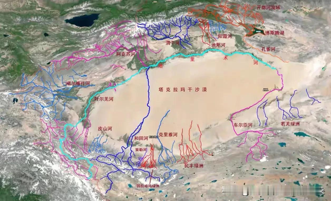 塔里木河"全在中国"？干流确实不出国，但它的水源早就"跨国"了一说起塔里木河
