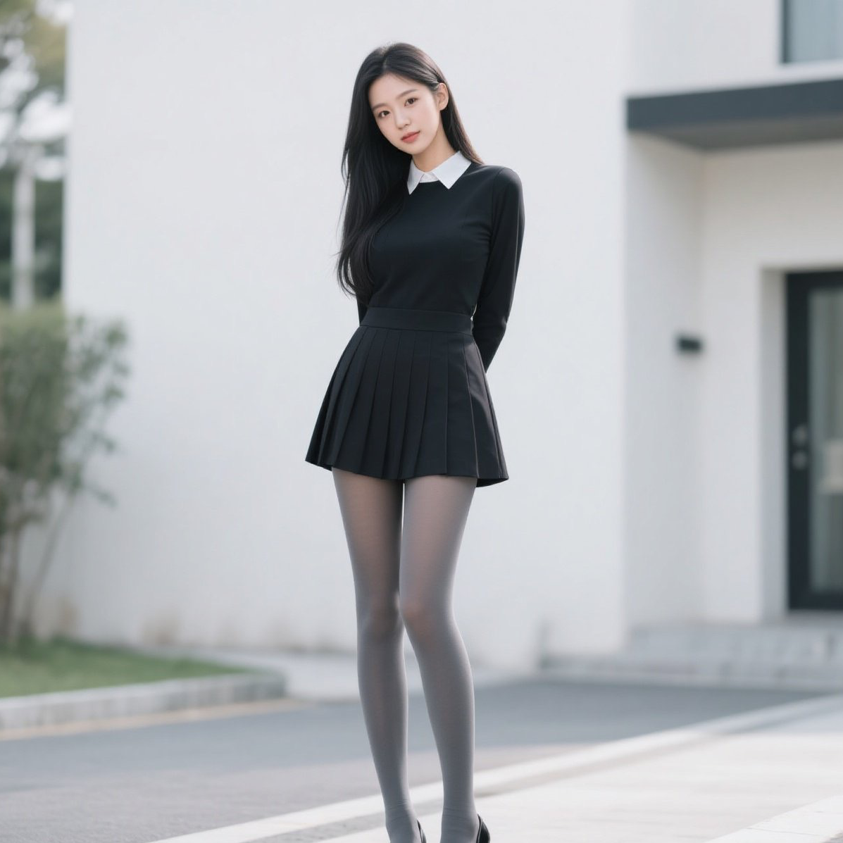 高跟美腿撩人心弦这逆天比例是真实存在吗