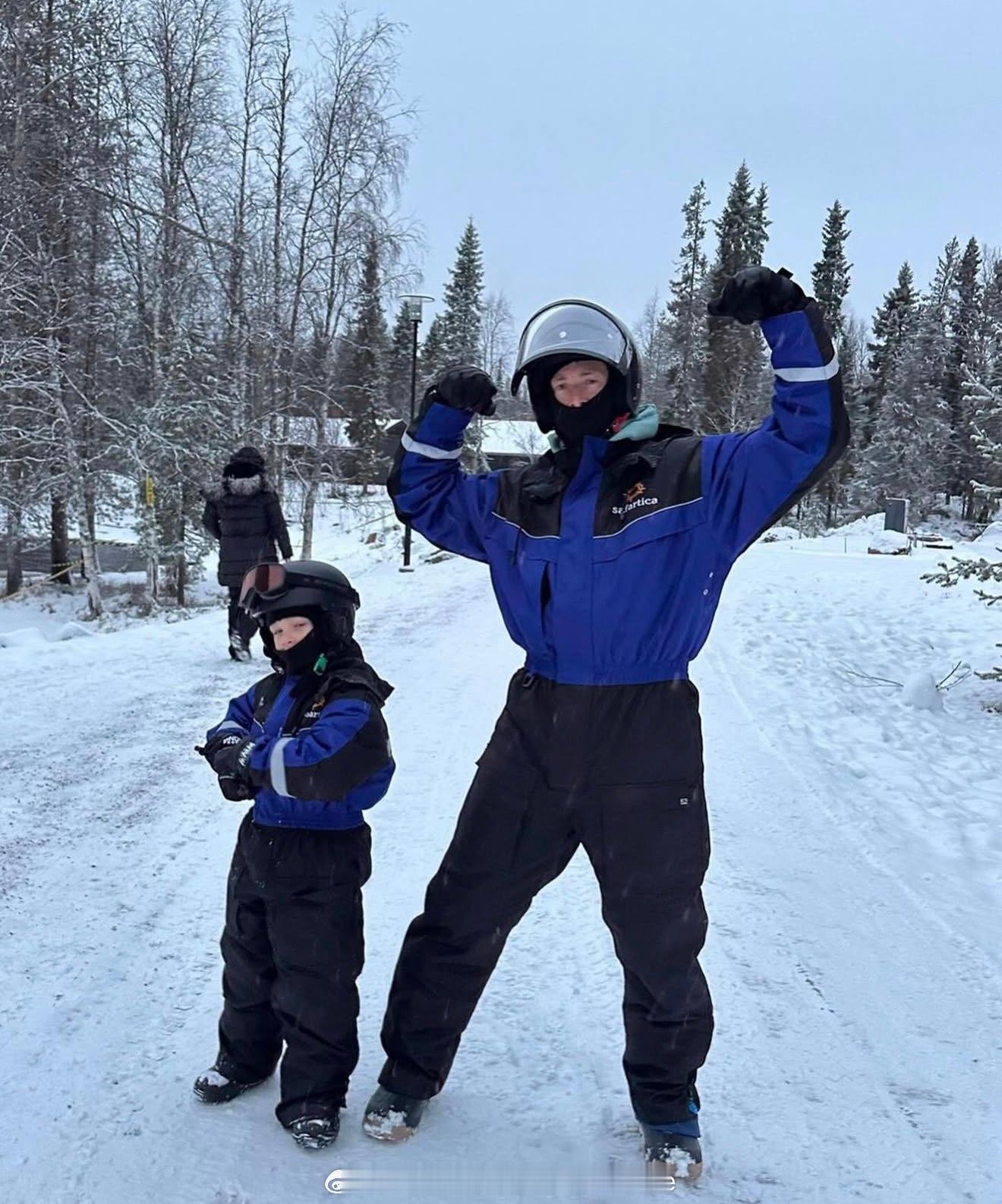 费雷罗和家人的休闲时光。
