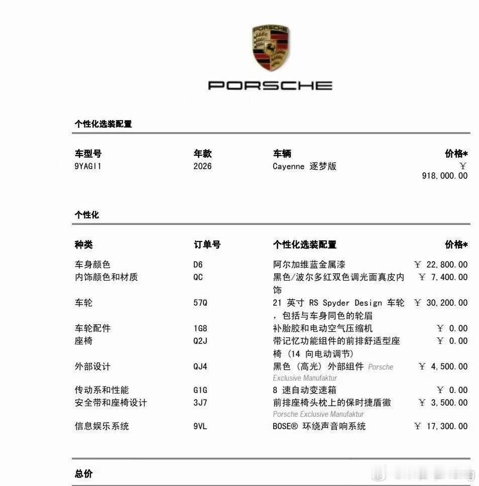 保时捷卡宴【涨价了】前几天找的卡宴，一边玩一边找的，我觉得价格还可以结果今天涨价了现在全款裸车707