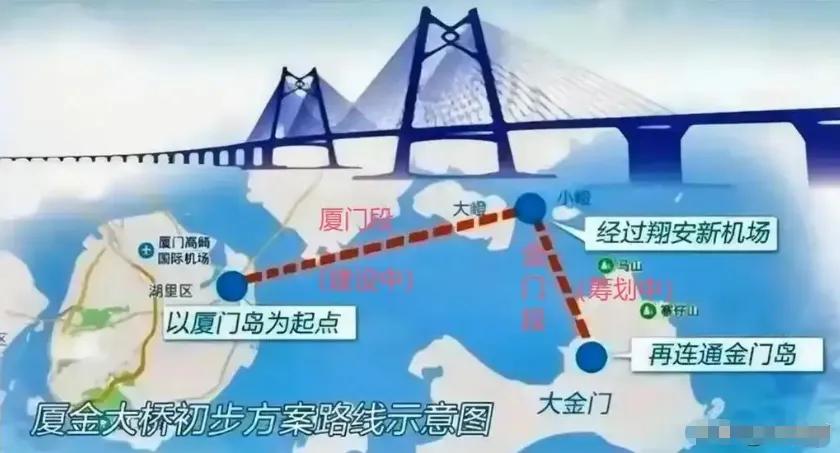 大陆明确表态，厦金大桥建设不受台湾当局态度影响，工程稳步推进至金门附近，进度未受