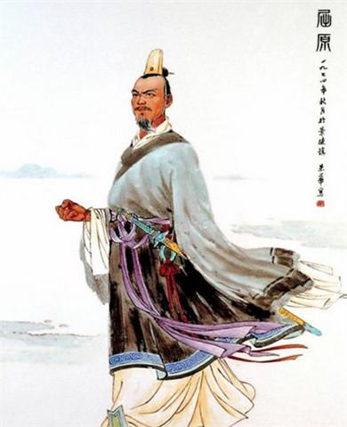 爷爷：孩子，你最喜欢的诗人是哪个？孙子：屈原。爷爷：为什么喜欢屈原？孙子：