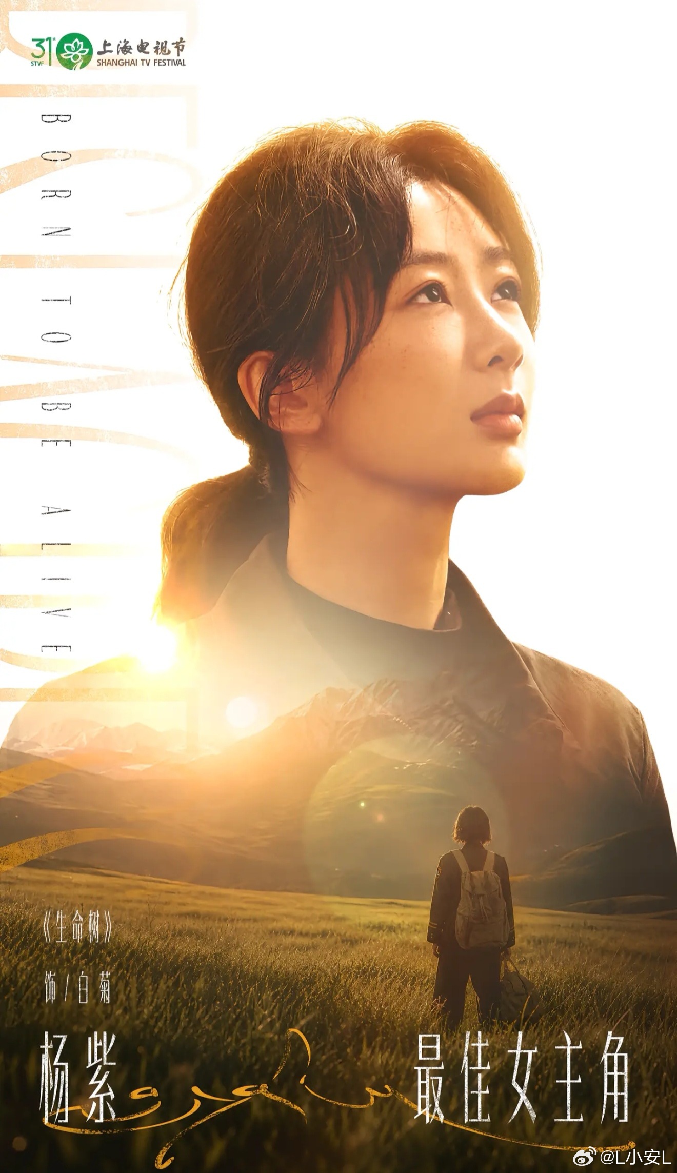 杨紫挨个回复好友祝福杨紫妹妹站在白玉兰的领奖台上，感念贵人、同伴一路坚守，评论区