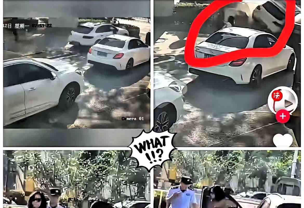 太吓人了，湖北鄂州这一幕看得人后背发凉！5月12日早高峰一辆保时捷在