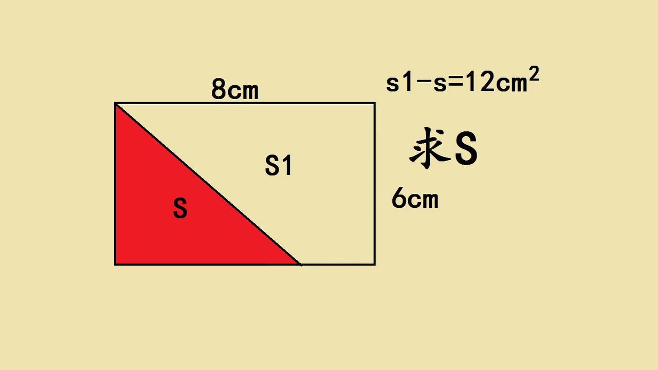 小学几何难题。一道经典几何题，巧用整体法轻松破局✨不少小学生遇到面积差值题型就
