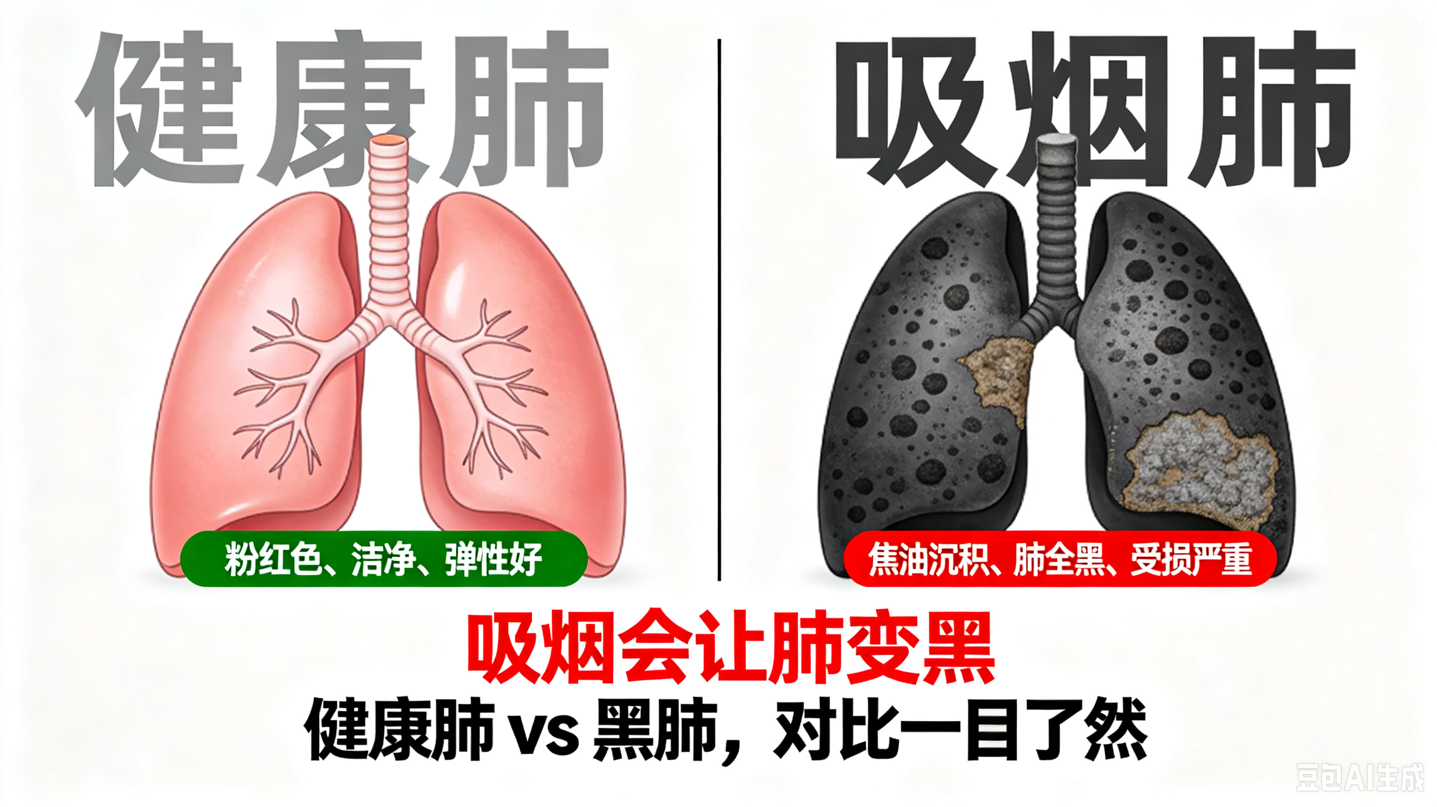 烟龄28年，肺全黑！男子确诊肺癌后痛哭：这3个“求救信号”我全忽视了“医生，我还能活多久？”在拿到确