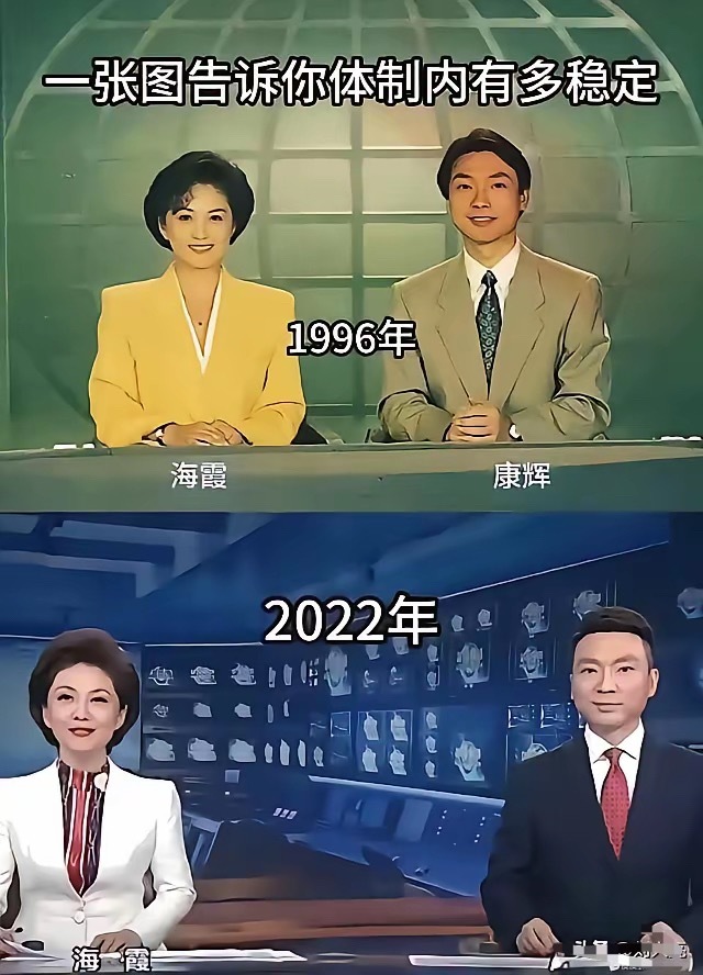 一张图告诉你体制内有多稳定​​​