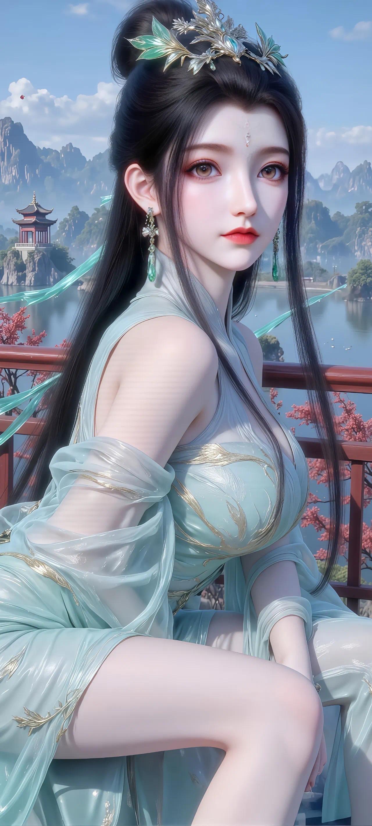 神国之上陆嫁嫁【精致美图】稍微有点嘟嘟脸，更好看哦！国产动漫​​​