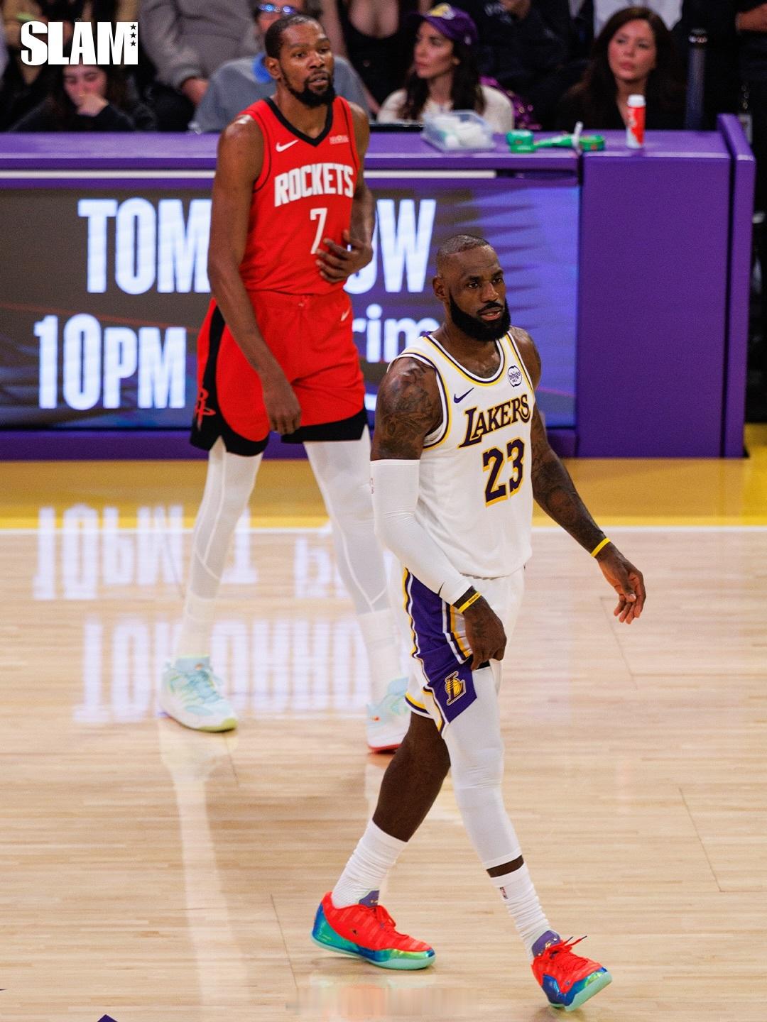 昨日杜兰特、詹姆斯图集杜兰特火箭vs湖人休斯顿火箭