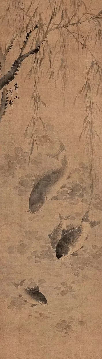 李育，晚清海派画家，工花鸟、人物，兼擅山水，承袭传统文人画脉络，笔墨秀润，格调淡
