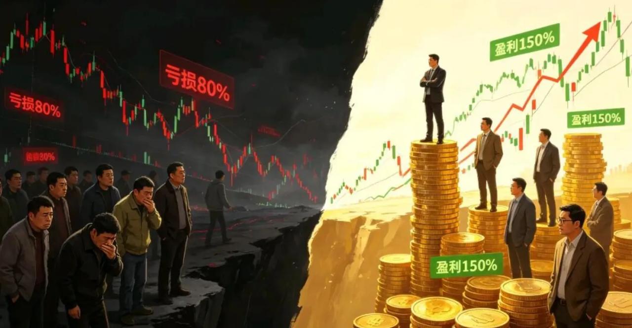 都亏懵了，高达82%股民亏损，大家玩了半年，原来都在给国家做贡献。看到一个极其痛