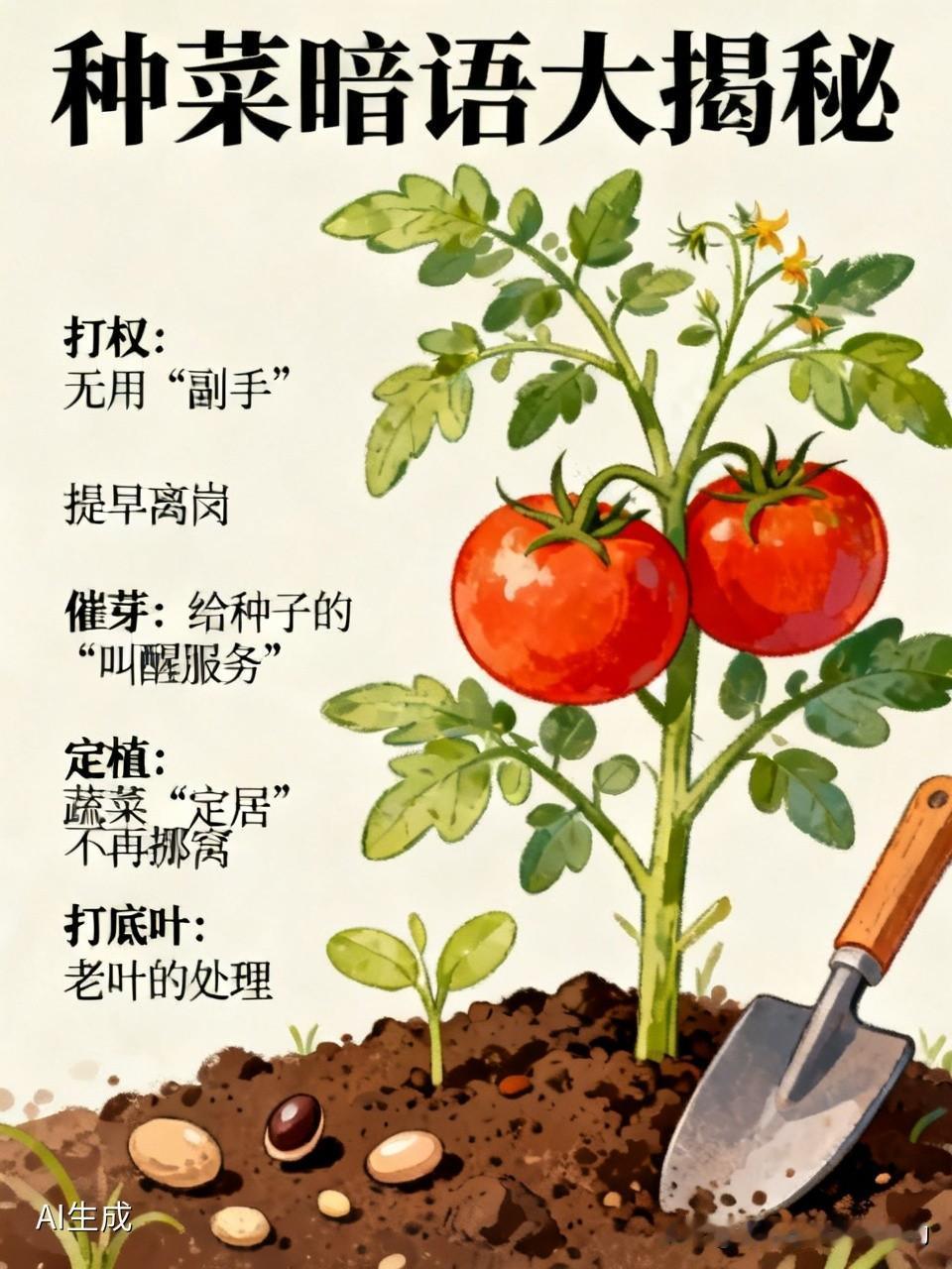 新友菜懂得这些“暗语”，学会秒变种菜达人迷上种菜先搞懂这些“暗语”，种菜少