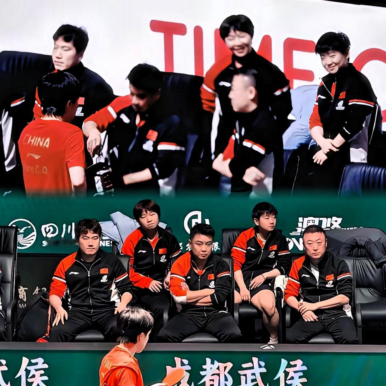 莎莎昨天在场边那叫一个气定神闲，东瞧瞧西看看，跟逛自家后院似的，压根没替