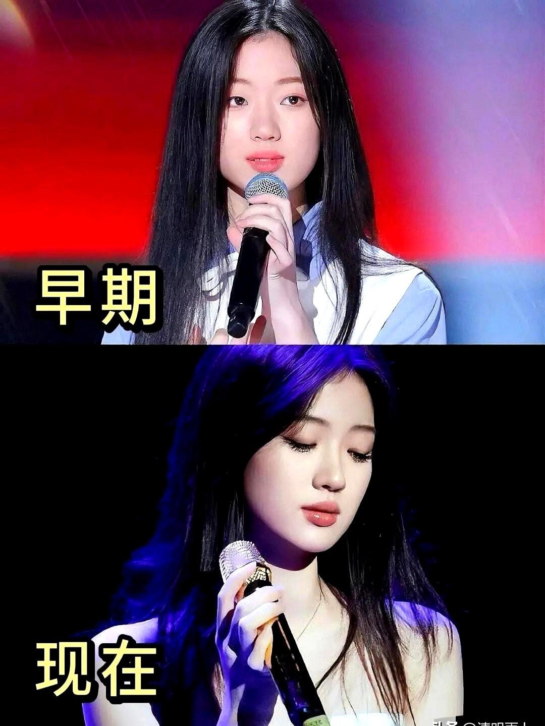 果然人怕出名猪怕壮，单依纯火了，脸一下子就清晰了。要说她背后的能人可不得了，