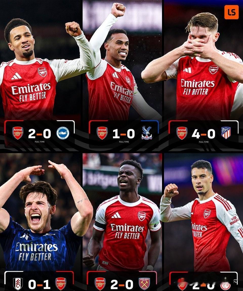 你敢信?阿森纳整个十月份没丢过球,目前各项赛事8连胜。之前我错怪塔子哥了,没想